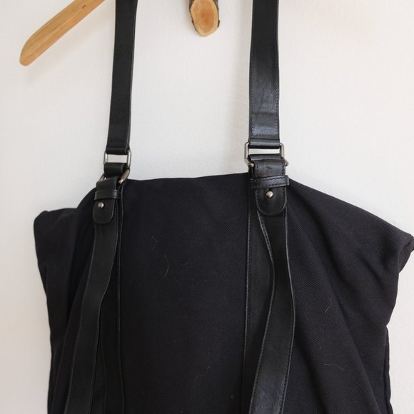 Il Bisonte Leather and Canvas Backpack - Picture 4 of 4